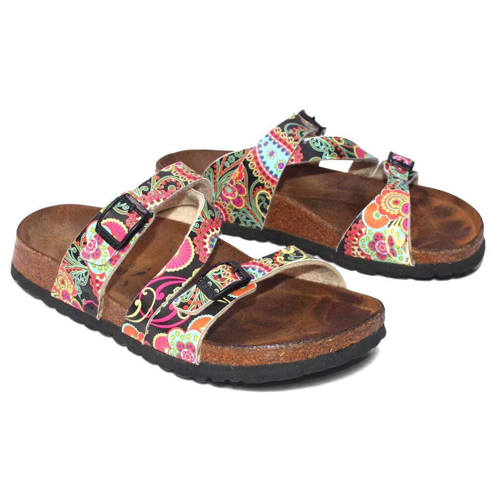 Birkenstock Birki's Salina Floral Paisley Sandals Women’s 5 Narrow